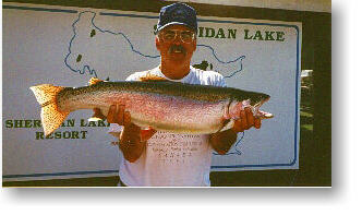 Trolling for Trophy Trout at Sheridan Lake, British Columbia