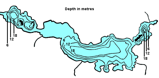 Muskrat Lake Depth Chart