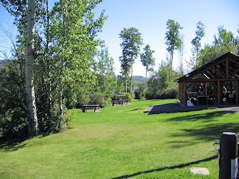 Facilities at Tyhee Lake Provincial park
