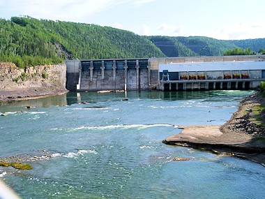 Power Dam at Hudson's Hope, BC