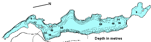 East Pit Lake Depth Chart