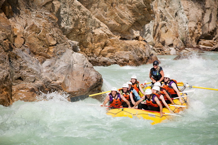 White water rafting, Golden, BC