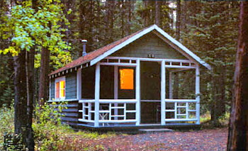 Exterior of one of our cabins