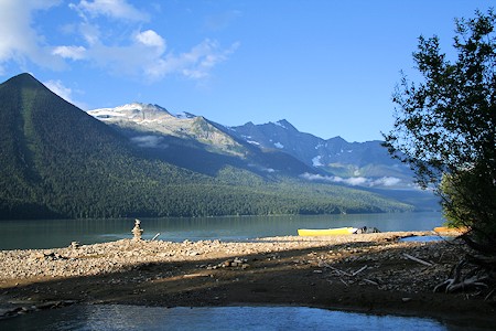 Ashore on Bowron Lake